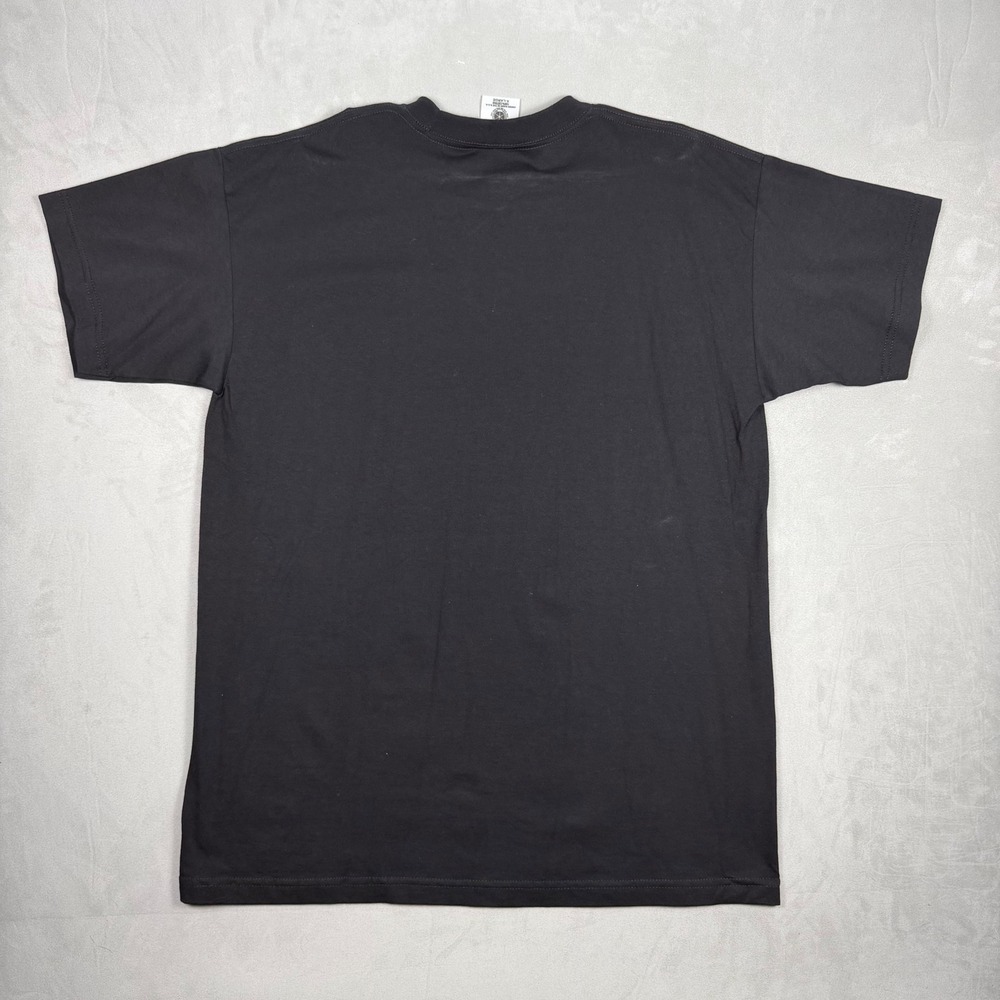 Y2K Mens Union Made Support Climate Jobs Teamsters Graphic T-Shirt Black XL - Picture 4 of 6